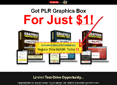 cheap PLR Graphics Box - $1 Trial