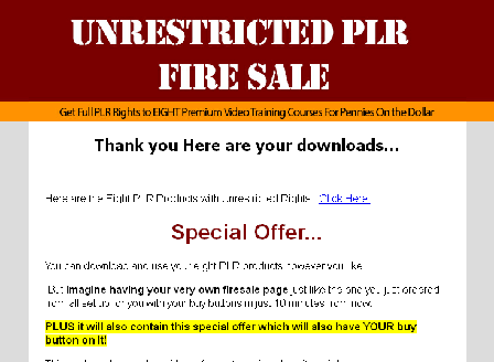 cheap The PLR Vault Sale Upgrade