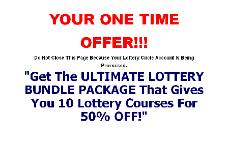 cheap Lottery Circle One Time Offer - LOTTERY BLUEPRINT