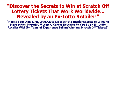 cheap How to Win Scratch Offs