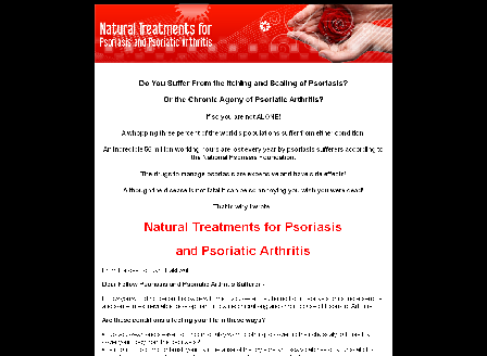 cheap Natural Treatments for Psoriasis & Psoriatic Arthritis