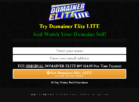 cheap Domainer Elite LITE Software