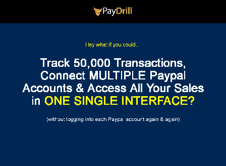 cheap PayDrill Business Lifetime Upgrade for 5 PayPal Accounts