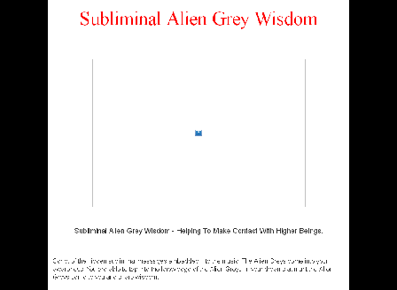 cheap Subliminal Alien Grey Wisdom