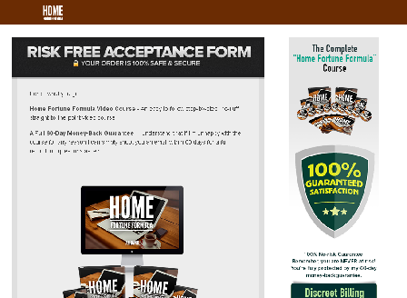 cheap Home Fortune Formula Webinar Special