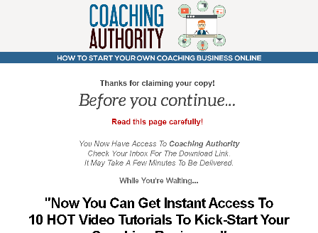 cheap Coaching Authority - Upgrade