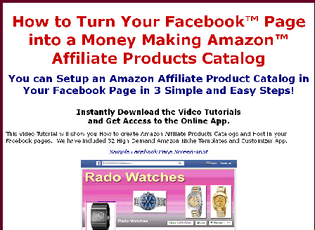 cheap Turn Your Facebook Page into an Amazon Affiliate Catalog