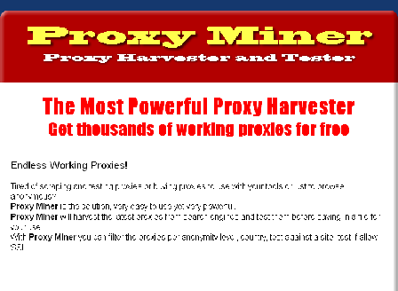 cheap Proxy Miner