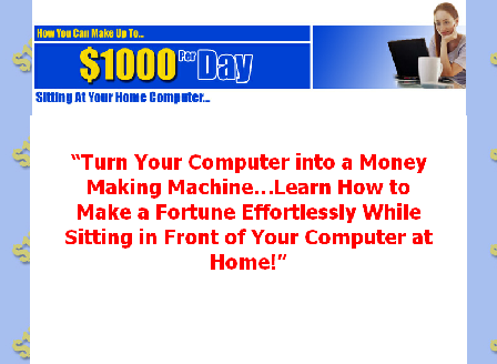 cheap Earn Thousands From Your Computer