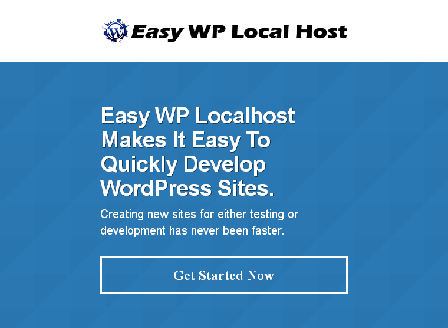 cheap Easy WP Localhost