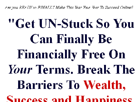 cheap Get Unstuck and Break Barriers to Wealth