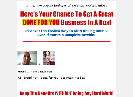 cheap Done For You Biz-In-A-Box MRR Package