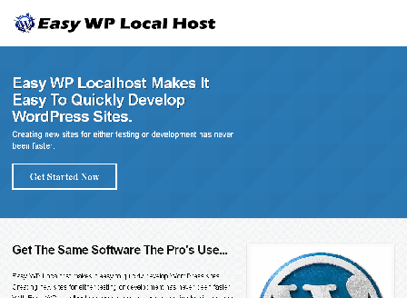 cheap Easy WP Localhost Developer