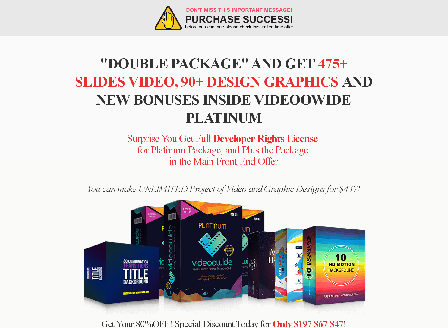 cheap VIDEOOWIDE Volume 1 Platinum Package + Developer License