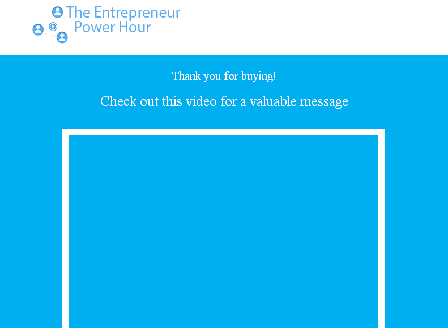 cheap The Entrepreneur Power Hour Video Marketing Series Upsell