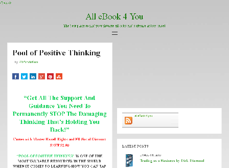 cheap Pool of Positive Thinking