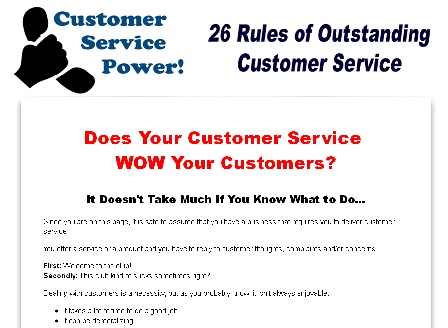 cheap Customer Service Power