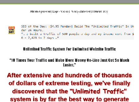 cheap Unlimited Traffic System