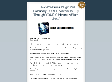 cheap Rogue ClickBank Profits Plugin