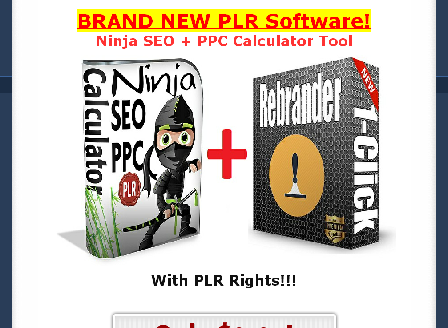 cheap [PLR Software] SEO + PPC Ninja Calculator