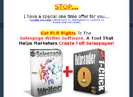 cheap 2016402 PLR Salespage Writer Software