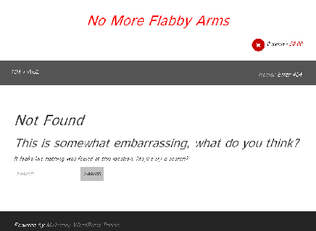 cheap No More Flabby Arms Cookbook