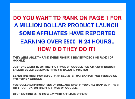 cheap Earn $275 By Outranking 50 Review Videos In Minutes OTO