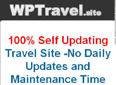 cheap WP Automated Travel Website