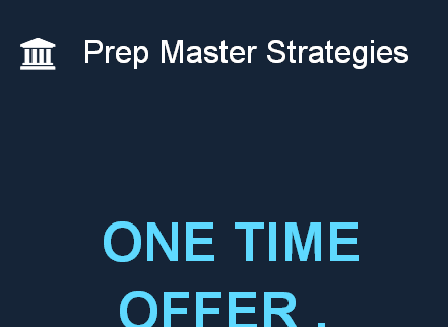 cheap Prep Master Strategies - Community Special $47