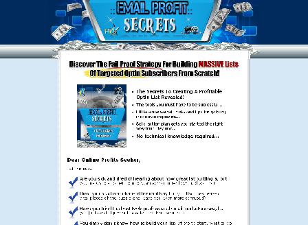 cheap Email Profit Secrets Video Series Desktop Software