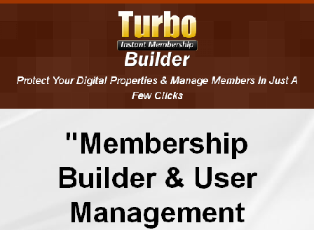 cheap Turbo Instant Membership Builder Software