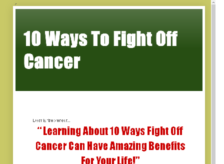 cheap 10waystofightoffcancer