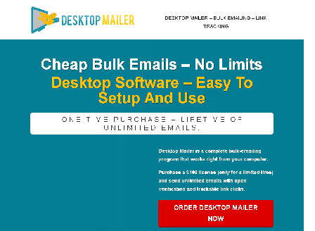 cheap Desktop Mailer Unlimited