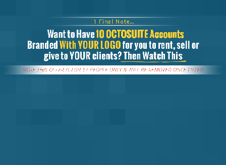 cheap Octosuite - PLR rights for 10 accounts