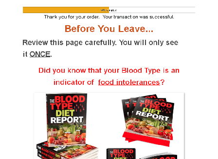 cheap Blood Type Diet PLR Special