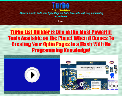 cheap Done For You Turbo List Builder Software | Resale Rights Package
