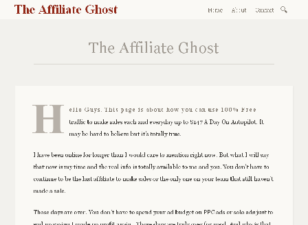 cheap The Affiliate Ghost