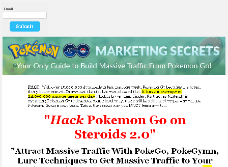 cheap Pokemon Go, Marketing Secrets with Video