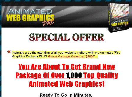 cheap Animated Web Graphics PRO | Master Resale Rights