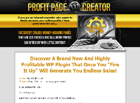 cheap Create Money Making SEO Friendly Pages with Profit Page Creator and Little Content
