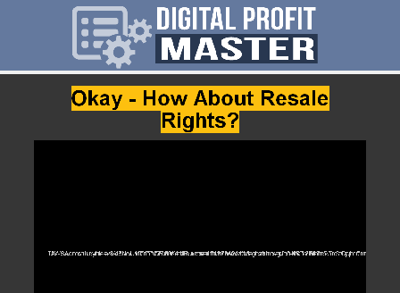cheap Digital Profit Master - Reseller Package