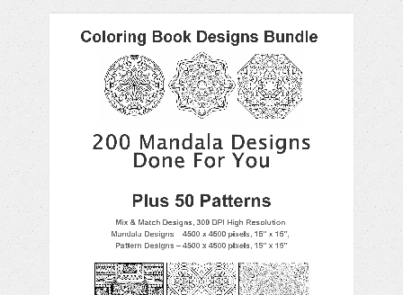 cheap Coloring Book Design Bundle