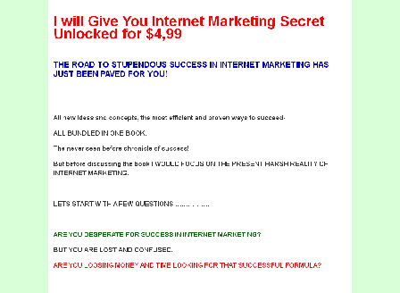 cheap Internet Marketing Secrets Unlocked