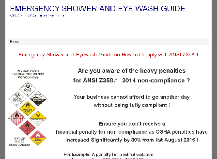 cheap Emergency Shower and Eye Wash Guide