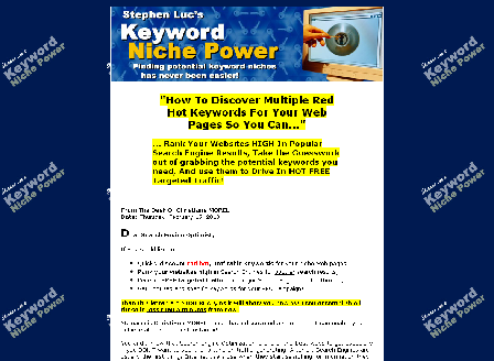 cheap Keyword Niche Power