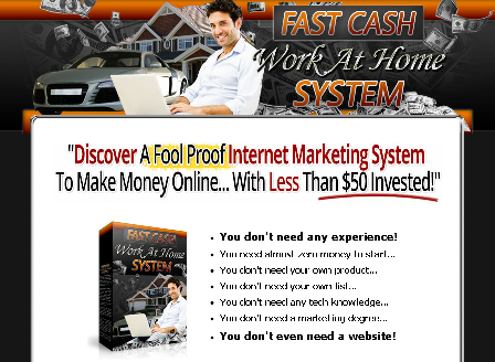 cheap Fast Cash Work At Home System