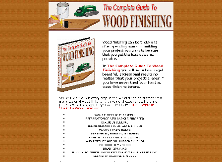 cheap The Complete Guide to Woodfinishing