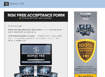 cheap Remus Yee Webinar