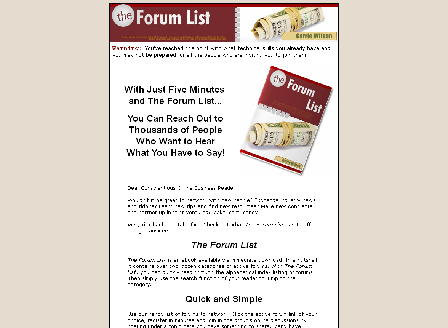 cheap The Forum List