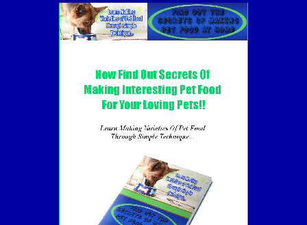 cheap Secrets of Making Pet Food at Home